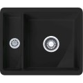 Zlewozmywak ceramiczny Franke Kubus - KBK 160 3 1/2" ZOdp ZSyf czarny mat
