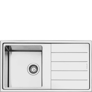 Zlew stalowy Smeg LDR861-2 Stal nierdzewna