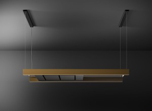 Okap Falmec Design+ Light Bronze Isola 120 500 m3/h