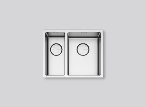 Falmec Zlewozmywak COMO 1831 INOX dwukomorowy wpuszczany/nakładany/podwieszany
