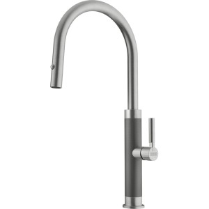 Bateria Franke Mythos Masterpiece pull-out spray stal