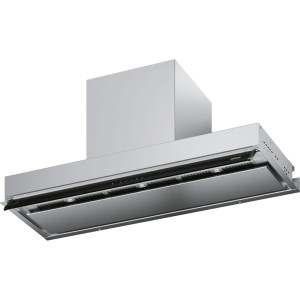 Okap do wbudowania w szafkę Franke AQ-Sense FSAS A90 BK/XS Stal szlachetna/Czarne szkło