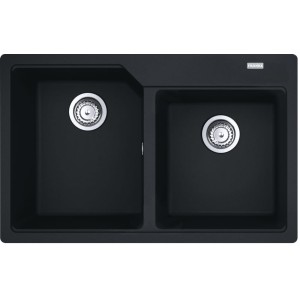 Zlew Franke Fragranit+ Urba UBG 620-36-33 Czarny mat