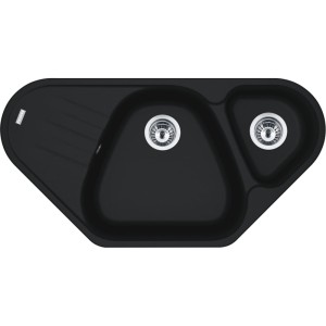 Zlew Franke Fragranit+ Antea AZG 661-E Czarny mat
