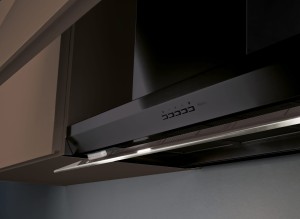 Okap Falmec Virgola evo 75 czarny 600 m3/h