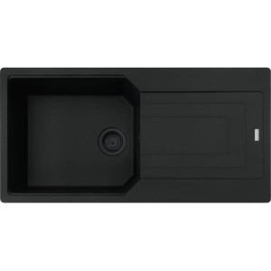 Zlew Franke Fragranit+ Urba UBG 611-100 XL Czarny mat / Czarny odpływ