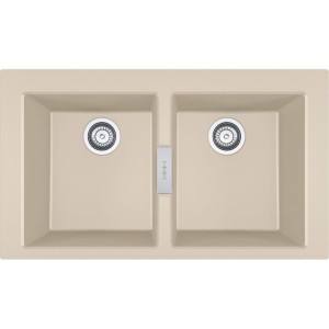 Zlew Franke Tectonite Sirius S2D 620-35-35 Beżowy