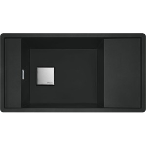 Franke Fragranit + Fresno Fsg 611 Czarny Mat 114.0633.153