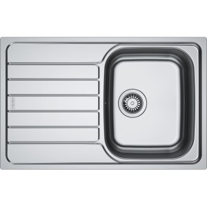Zlewozmywak wbudowywany stalowy Spark SKN 611-78/50 Stal szlachetna gładka
