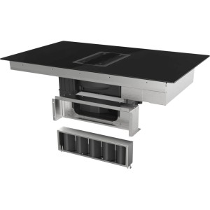 Akcesoria do okapu: FMA 839 HI, FMY 839 HI, FSM 709 HI Tylny zestaw recyrkulacyjny bez rur