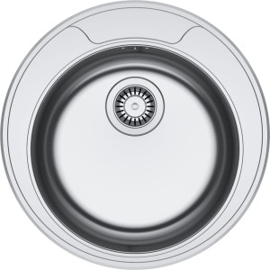 Zlewozmywak wbudowywany stalowy Rondo RON 610-39 TL Stal szlachetna gładka