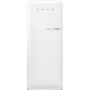 Chłodziarko-zamrażarka wolnostojąca o wysokości 150 cm Smeg FAB28LWH6 Biały (chromowany uchwyt)