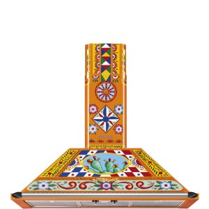 Okap przyścienny Smeg KT90DGC D&G Caretto