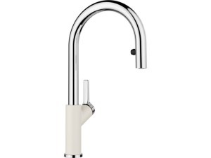 Bateria Blanco CARENA-S Vario Silgranit-Look delikatny biały/chrom 526931