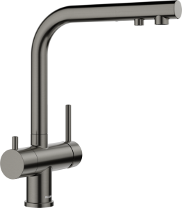 BLANCO FONTAS II satin dark steel 527736