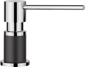 Dozownik BLANCO LATO Silgranit-Look czarny/chrom 526177