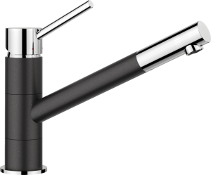 Bateria BLANCO KANO Silgranit-Look Antracyt/Chrom