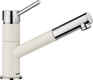 Bateria Blanco KANO-S Silgranit-Look delikatny biały/chrom 526953