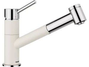 Bateria Blanco KANO-S VARIO Silgranit-Look delikatny biały/chrom 527966