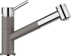 Bateria Blanco KANO-S VARIO Silgranit-Look wulkaniczny szary/chrom 527967