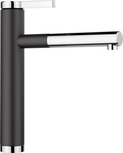 Bateria Blanco LINEE-S Silgranit-Look czarny/chrom 526171