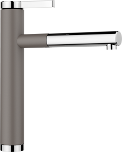 Bateria Blanco LINEE-S Silgranit-Look wulkaniczny szary/chrom 526956