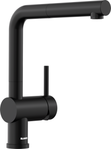 Batria BLANCO LINUS-S czarny mat 525807 wyciągana wylewka