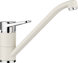 Bateria Blanco WEGA II Silgranit-Look delikatny biały/chrom 526980