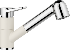 Bateria Blanco WEGA-S II Silgranit-Look delikatny biały/chrom 526982