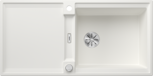 Zlew Blanco ADIRA XL 6 S Silgranit biały odwracalny, korek auto., InFino, mata stalowa składana 527621