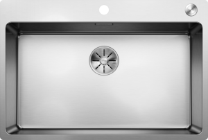 Zlew Blanco ANDANO 700-IF/A stal polerowana, korek auto., InFino, PushControl 525246