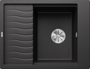 Zlew Blanco ELON 45 S Silgranit antracyt odwracalny, InFino, kratka ociekowa 524824