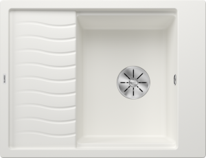 Zlew Blanco ELON 45 S Silgranit biały odwracalny, InFino, kratka ociekowa 524828