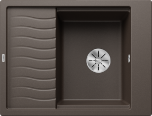 Zlew Blanco ELON 45 S Silgranit kawowy odwracalny, InFino, kratka ociekowa 524833
