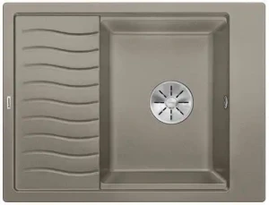 Zlew Blanco ELON 45 S Silgranit tartufo odwracalny, InFino, kratka ociekowa 524831