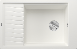 Zlew Blanco ELON XL 6 S Silgranit biały odwracalny, InFino, kratka ociekowa 524848