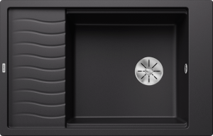 Zlew Blanco ELON XL 6 S Silgranit czarny odwracalny, InFino, kratka ociekowa 525883