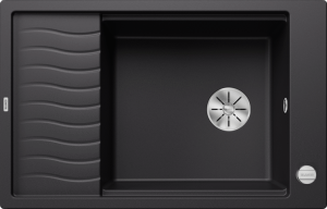 Zlew Blanco ELON XL 6 S Silgranit czarny odwracalny, korek auto., InFino, kratka ociekowa 525882