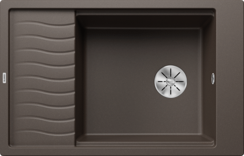 Zlew Blanco ELON XL 6 S Silgranit kawowy odwracalny, InFino, kratka ociekowa 524853.png