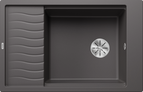 Zlew Blanco ELON XL 6 S Silgranit szarość skały odwracalny, InFino, kratka ociekowa 524845.png