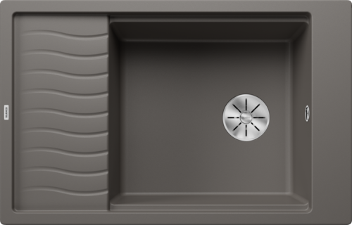 Zlew Blanco ELON XL 6 S Silgranit wulkaniczny szary odwracalny, InFino, kratka ociekowa 527252.png