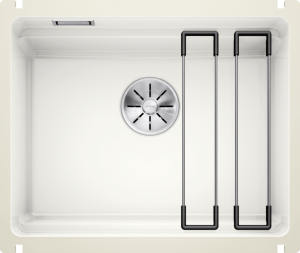 Zlew BLANCO ETAGON 500-U Ceramika PuraPlus biały połysk, InFino, szyny 525149