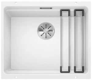 Zlew BLANCO ETAGON 500-U Silgranit biały, InFino, szyny