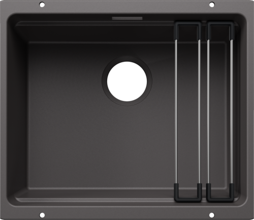 Zlew Blanco ETAGON 500-U Silgranit szarość skały, bez armatury, szyny 527758.png