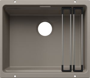 Zlew Blanco ETAGON 500-U Silgranit tartufo, bez armatury, szyny 527761