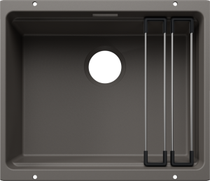 Zlew Blanco ETAGON 500-U Silgranit wulkaniczny szary, bez armatury, szyny 527755