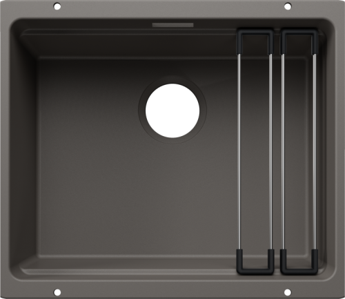 Zlew Blanco ETAGON 500-U Silgranit wulkaniczny szary, bez armatury, szyny 527755.png