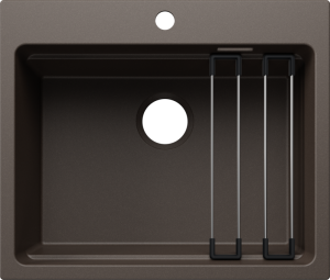 Zlew Blanco ETAGON 6 Silgranit kawowy, bez armatury, szyny 527752