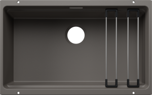 Zlew Blanco ETAGON 700-U Silgranit wulkaniczny szary, bez armatury, szyny 527763