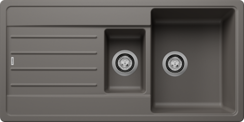 Zlew Blanco LEGRA 6 S Silgranit wulkaniczny szary odwracalny 527271.png
